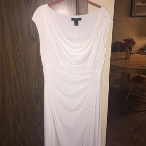 LIKE NEW! Ralph Lauren White Coctail dress